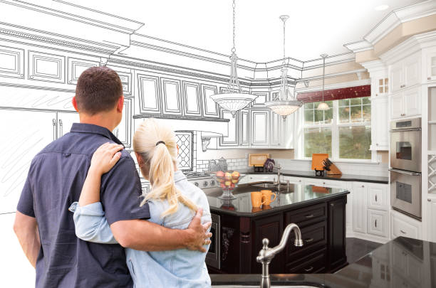 Professional Kitchen Island Installation technician working in Darby, PA